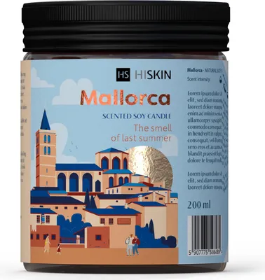 Obrázek produktu pro Hiskin Sojová svíčka 200 ml Mallorca