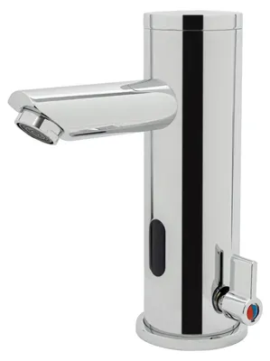 Image de Robinet de lavabo, capteur automatique, contrôle de la température, argenté