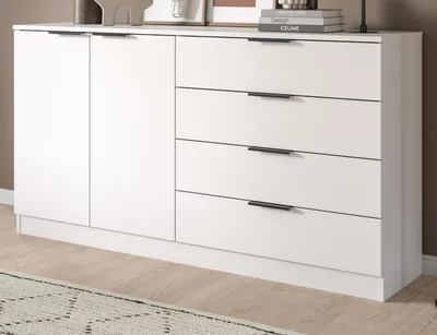 Produktbild von Sideboard "Swan" in weiß Kommode 148 x 80 cm