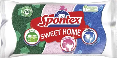 Produktbild von Spontex Spülschwamm Sweet Home x3