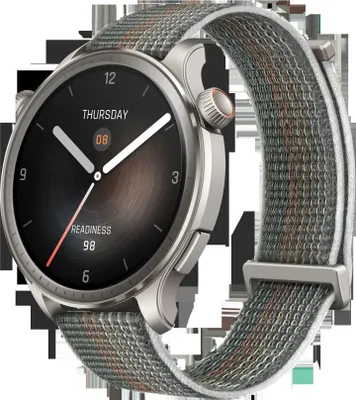Produktbild von Amazfit Balance - Aluminiumlegierung - intelligente Uhr mit Riemen - Nylon - Handgelenkgröße: 150-210 mm - Anzeige 3.8 cm (1.5")