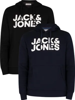 Produktbild von Jack & Jones 12191761, Erwachsener, Schwarz, S, Baumwolle, Polyester, Nicht bleichen, Nicht chemisch reinigen