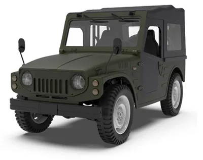 Produktbild von RC-Crawler im Maßstab 1:10, geländegängiges Offroad-Fahrzeug mit Allradantrieb, ferngesteuertes Elektroauto mit abnehmbaren Türen und Dach, grün