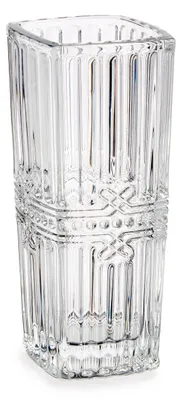 Produktbild von Viereckige Vase mit Kristalldesign, 15 cm