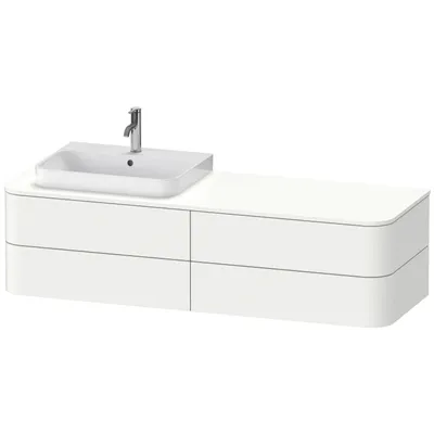 Produktbild von DURAVIT HP4973L3636 WTU HappyD2+ wandh.,408x1600x550mm