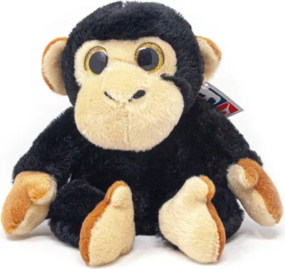 Image de Cornelissen - Peluche - Chimpanzé assis avec yeux globuleux - 24 cm
