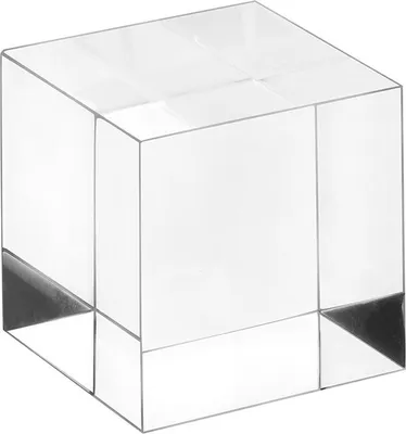 Produktbild von Acrylblock / Acrylwürfel 40x40x40mm transparent, rundum glänzend polierte Seitenkanten / Acryl / Acrylglas / massiv / klar / farblos / Dekoration - Zeigis®