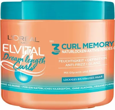 Produktbild von L'Oréal, Paris Elvital Dream Length Curl Memory, Maske, 400ml