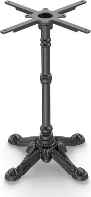 Image de Pied de table en FONTE Noir pour Exterieur