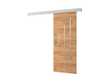 Obrázok produktu pre MOB, Posuvné dvere - 90 cm - Sharlene Y (craft zlatý + biela matná + strieborná)