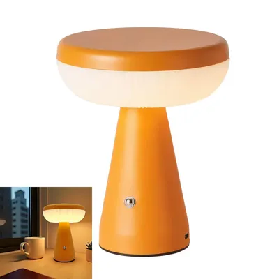 Produktbild von LED Akku Außentischleuchte – Kabellose Mini-Lampe mit Touch-Bedienung, USB-Ladung & bis 10h Leuchtdauer