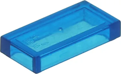 Zdjęcie produktu dla 250 sztuk płytek 1x2 w kolorze niebieskim