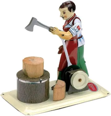 Productafbeelding van Stoommachine Houthakmolen - Modelbouw Stoom - Hobby Demonstratie - Gedetailleerd Metaal - 11 x 11 x 7 cm - Metaal