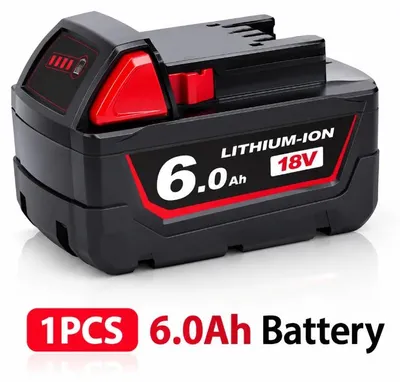 Produktbild von 18V Li-Ion-Akku - M18 Ersatzakku - 6,0 Ah - Wiederaufladbar - Für Akkuwerkzeuge - LED-Anzeige