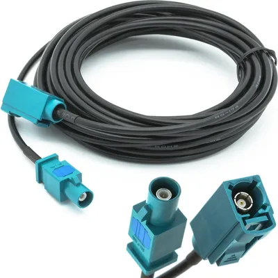 Produktbild von Adapter-Universe Fakra Antenne Verlängerung 5m Fakra Stecker auf Fakra Buchse RG 174 Typ Z Kabel
