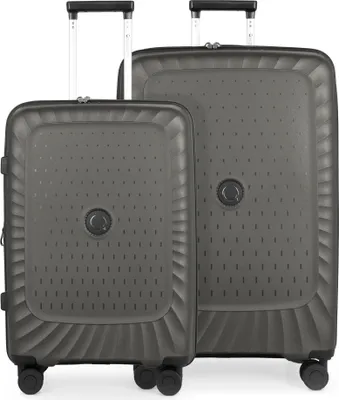 Produktbild von HAUPTSTADTKOFFER - Kofferset 2 teilig, leichte Trolleys 65 + 75 cm, 2er Reisekoffer Set, Check-In Gepäck Hartschale recycling Material PP, TSA,Titan