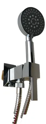 Produktbild von Duschset mit integriertem Wasseranschluss komplett Messing