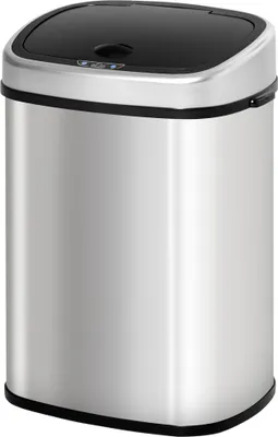 Produktbild von HOMCOM Automatik Mülleimer Abfalleimer mit Infrarotsensor Kücheneimer Silber