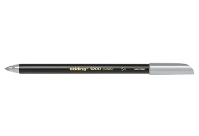 Produktbild von Edding 4-1200054, Fein, 1 Farben, Silber, Rundspitze, 1 mm, 1 mm
