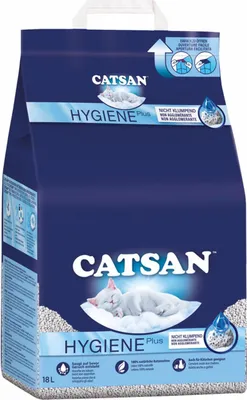 Produktbild von CATSAN Hygiene Plus Katzenstreu 18l