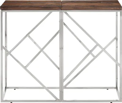 Produktbild von VidaXL 349989, Silber, 900 mm, 400 mm, 700 mm, 2,5 cm, 1 Stück(e)