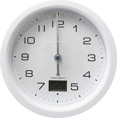 Zdjęcie produktu dla Technoline WT 3100, Ściana, Zegar analogowy, Okrągły, Biały, 57 mm, 17 cm