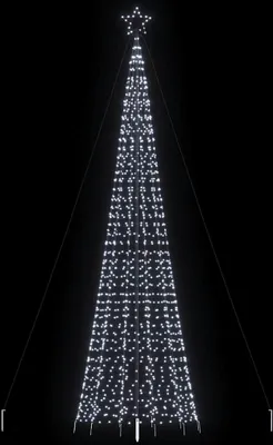 Zdjęcie produktu dla vidaXL Choinka LED z kolcami 1534 LED zimna biel 500 cm