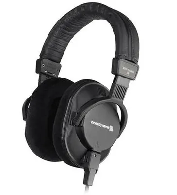 Produktbild von Beyerdynamic DT 250, 250 ohms, ohrumschließend, Kopfband, 100 mW, verkabelt, 3 m, Gold