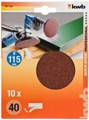 Produktbild von Klett-Haftscheiben ungel. 115/K40