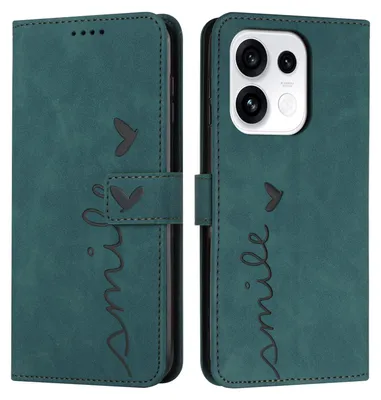 Produktbild von OPPO Reno16 F Hülle - Coverup Smile Klapphülle - Grün