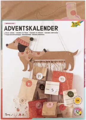 Immagine prodotto di folia 9382 folia Adventskalender Sausage Dog
