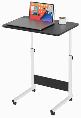 Produktbild von Verstellbarer Bettisch mit Rollen und Verriegelbaren Schlitzen