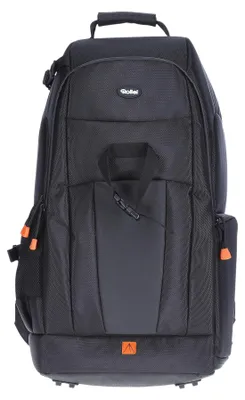 Produktbild von Rollei Fotoliner, Rucksackhülle, Jede Marke, Schwarz, Orange