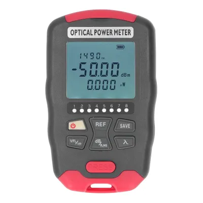 Zdjęcie produktu dla Miernik mocy światłowodów, miernik mocy optycznej, tester mocy optycznej, tester światłowodów, miernik mocy światłowodów, tester kabli światłowodowych