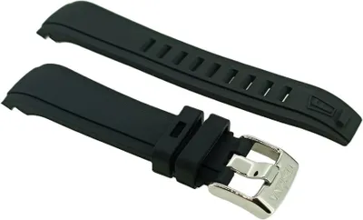 Produktbild von Festina Uhrenarmband Kautschuk schwarz F20642 Schließe silberfarben