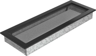 Zdjęcie produktu dla Kratka wentylacyjna kominkowa 17x49 czarna