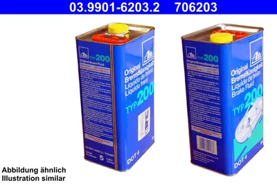 Zdjęcie produktu dla Płyn Hamulcowy Dot4 5L Typ 200 / Abs/Esp