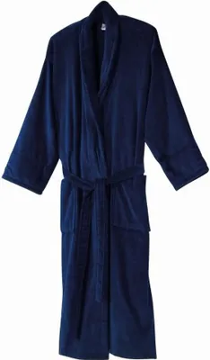 Produktbild von Jassz Velours Bademantel BC560 (XL) (Marineblau)