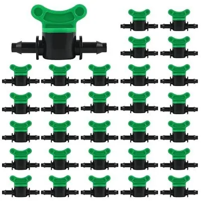 Zdjęcie produktu dla Zawory nawadniające 1/4" złącza trójnik do węża 4/7 mm regulacja