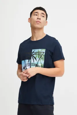 Produktbild von Blend Herren T-Shirt Shirt Rundhals 100% Baumwolle regular fit