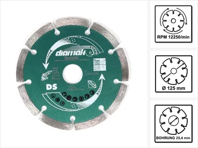 Obrázek produktu pro Makita Diamak - Diamantový řezný kotouč - 125 mm