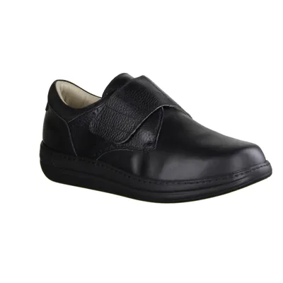 Produktbild von Liromed 630 Verbandschuh, Herren,Slipper, Materialmix, Schwarz, - Liromed Verbandschuhe, Schwarz, leder