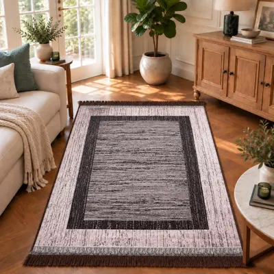 Zdjęcie produktu dla BiggHome, Odwracalny dywan na zewnątrz patio 31,49 cala * 59 cali, wodoodporny dywan vintage na kemping, biuro, podwórko i balkon, 3,21 funta.