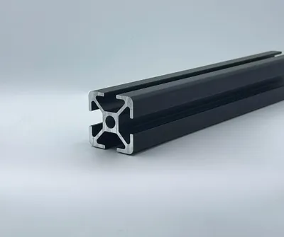 Produktbild von Aluprofil 20x20 Nut 5, I-Typ (Schwarz eloxiert) - 200mm