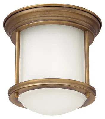 Produktbild von Elstead Hadrian Deckenleuchte E27 Gebürstete Bronze Weiß IP44