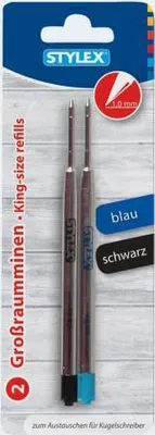 Produktbild von 2 Großraum Minen blau/schwarz SB