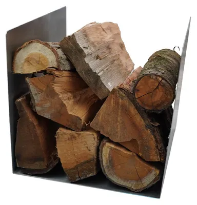 Produktbild von Holzlager / Feuerholzregal Classic 35 x 40 x 29 cm aus Edelstahl