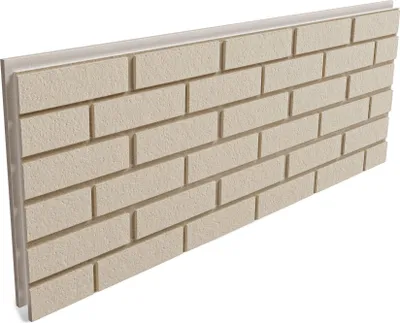 Produktbild von HEXIM Fassadenpaneele 1 Stück 121x50cm EPS Styropor Acrylbeschichtung Steinoptik Weiß - 3D Fassadenverkleidungen Innen- & Außenbereich UV-beständig für Hausfassaden (0,61m² FP201)