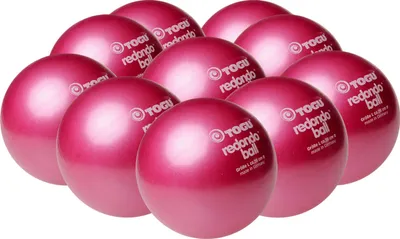 Produktbild von Togu Redondo Ball Pilatesball, 26 cm, rot, 10 Stück, zusammenfaltbar, für Pilates & Yoga