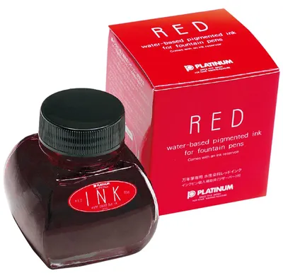 Tintenfass 60 ml Rot für Füllfederhalter